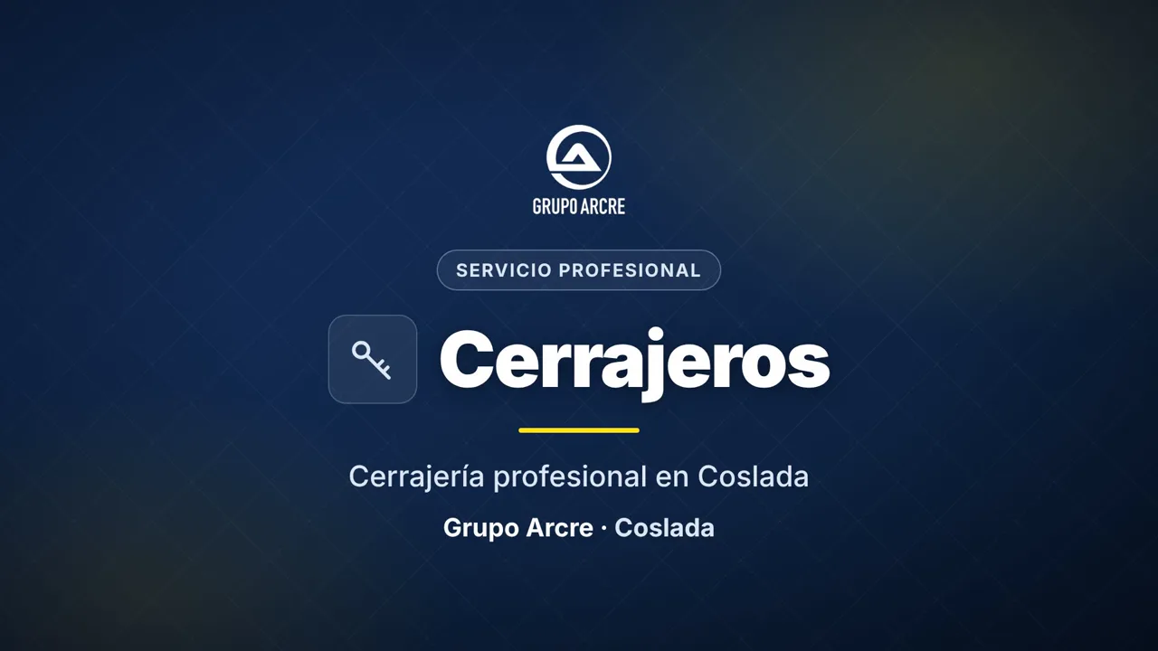 Cerrajería profesional en Coslada