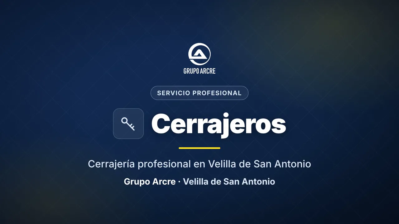 Cerrajería profesional en Velilla de San Antonio